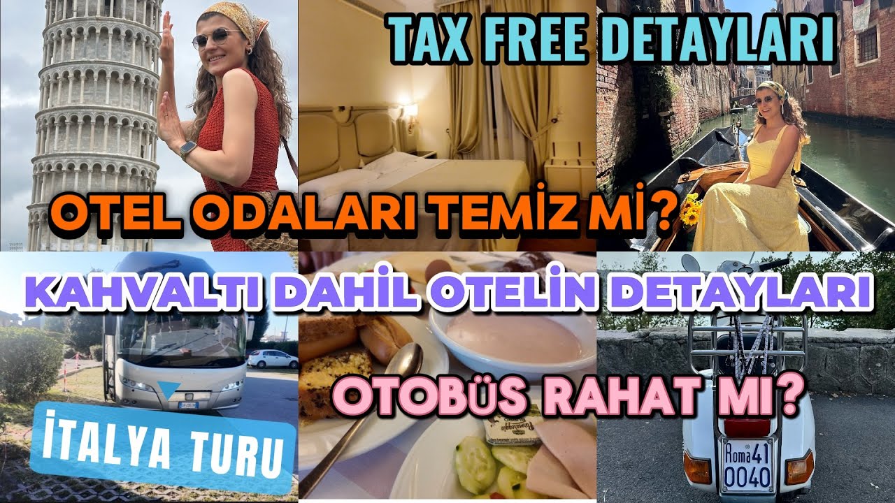Comfort İtalya Turu Ger&ccedil;ekleri! Oteller, Yemekler, Tax Free ve Şehir Şehir Rehber&hellip; TAM DOLU VLOG 🇮🇹✨