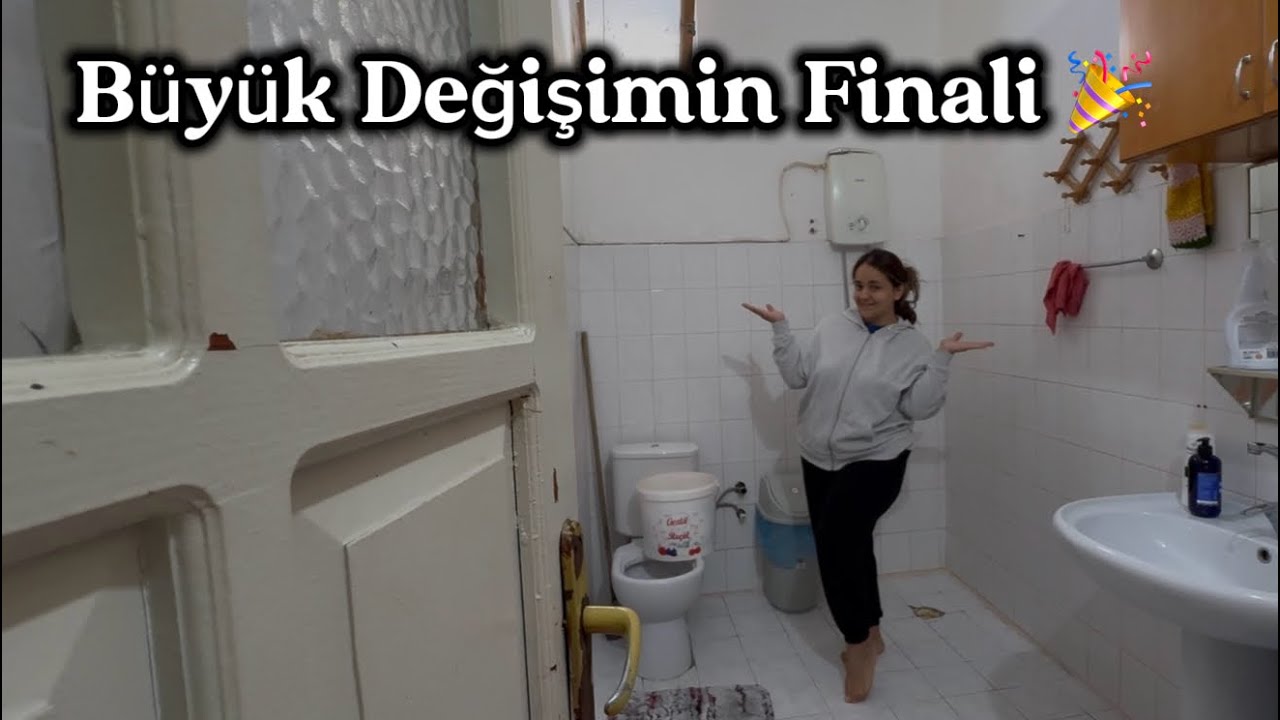 Banyoyu Baştan Yarattık ⚒️ İnanılmaz Dönüşüm! -Final Vlog