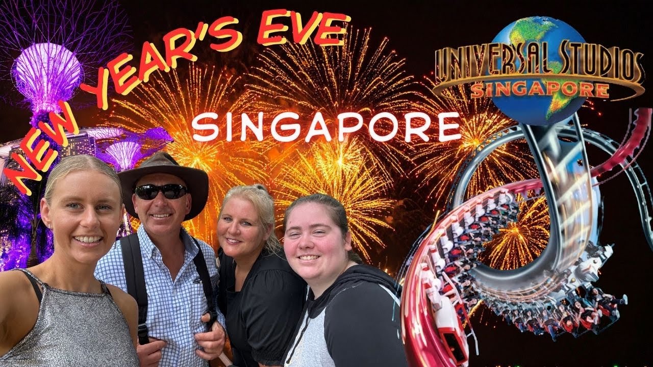 Jam packed New Year's Eve in Singapore 25-26 Universal Studios and Fireworks at Marina Bay