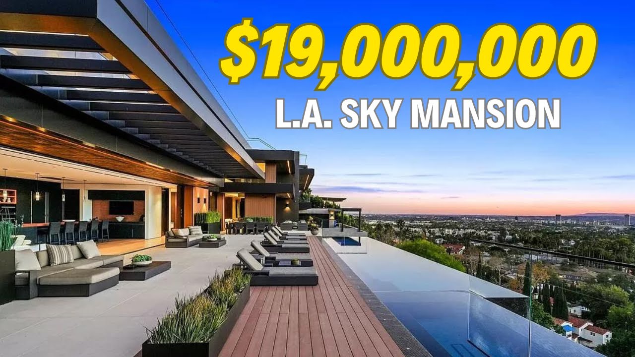 Explore A Spectacular $19m Sky Mansion In The Heart Of Hollywood Hills - An Unforgettable Tour