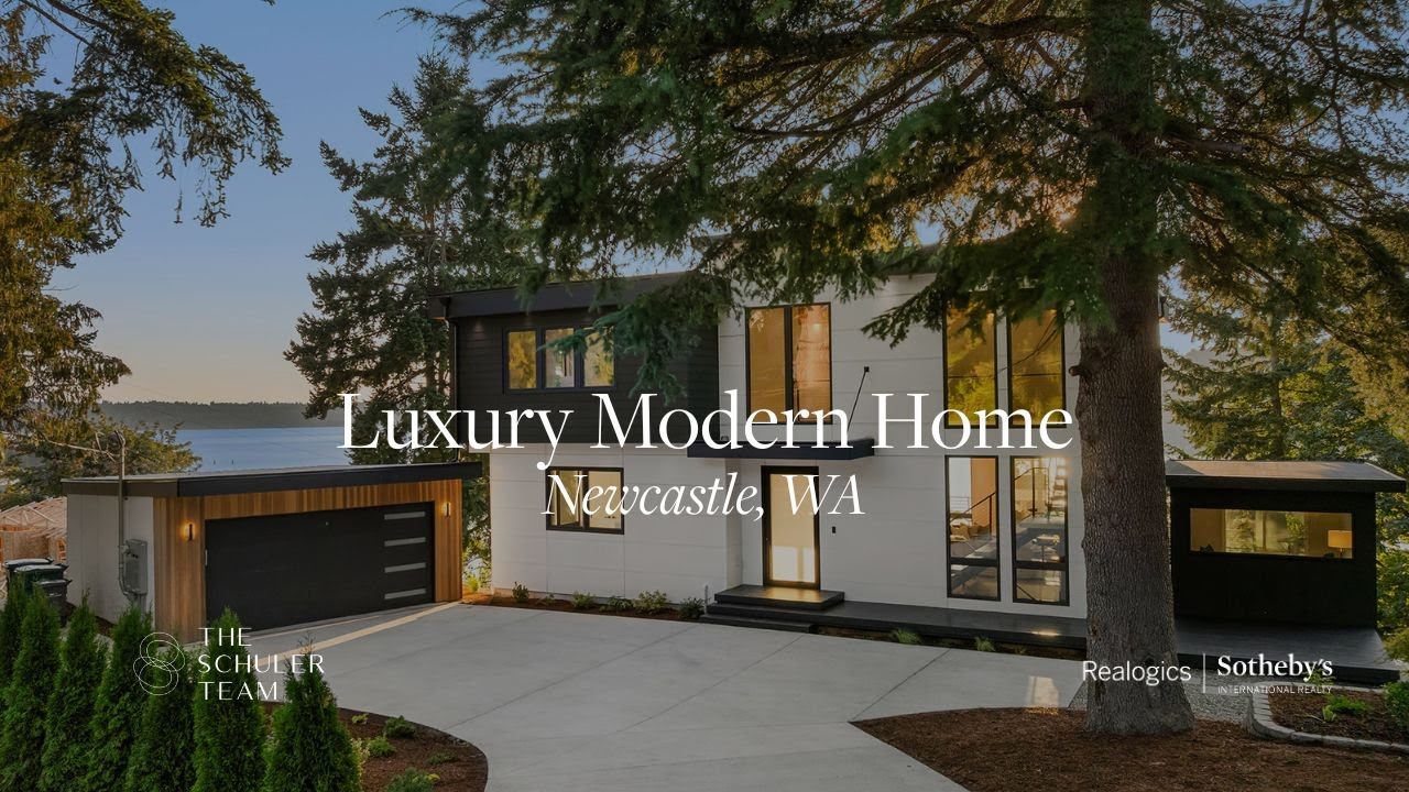 Tour a $2.9M Modern Lake Washington Home | 6815 Lake Washington Blvd SE Newcastle, WA Real Estate