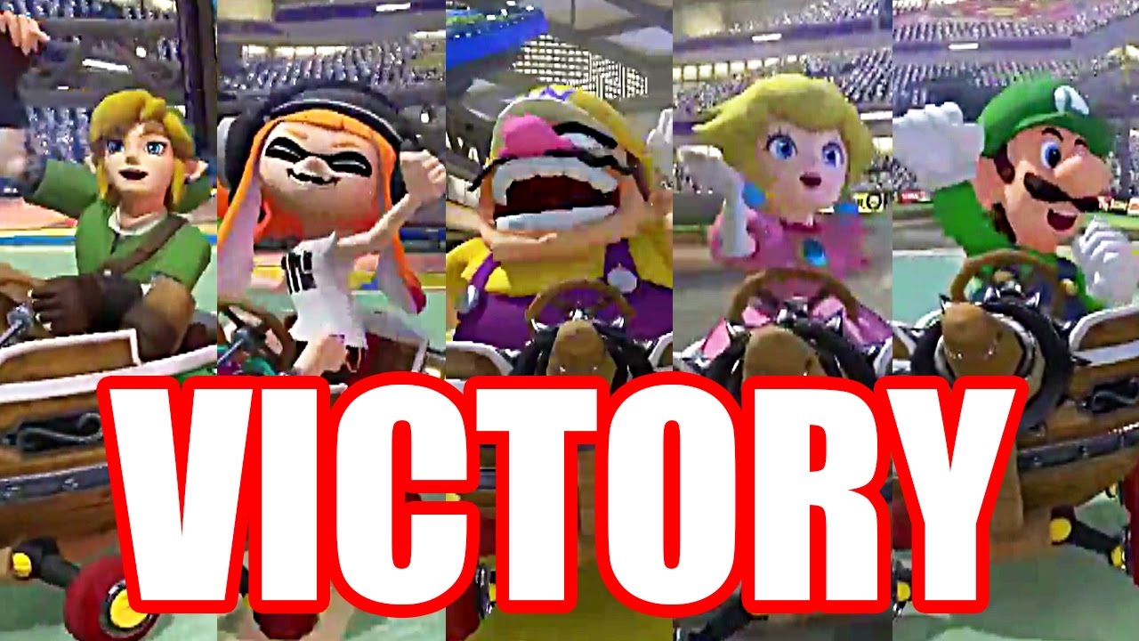 Mario Kart 8 Deluxe: ALL VICTORY ANIMATIONS - Nintendo Switch