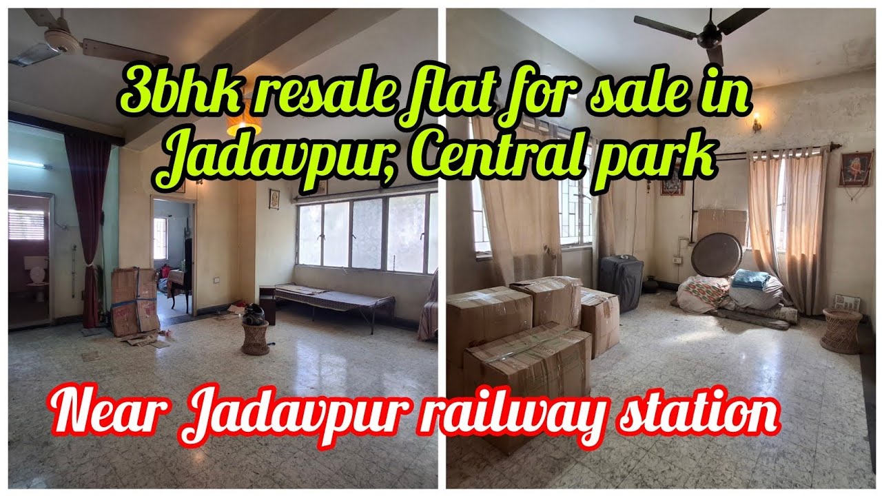 3bhk flat for sale in Jadavpur, Central park. 