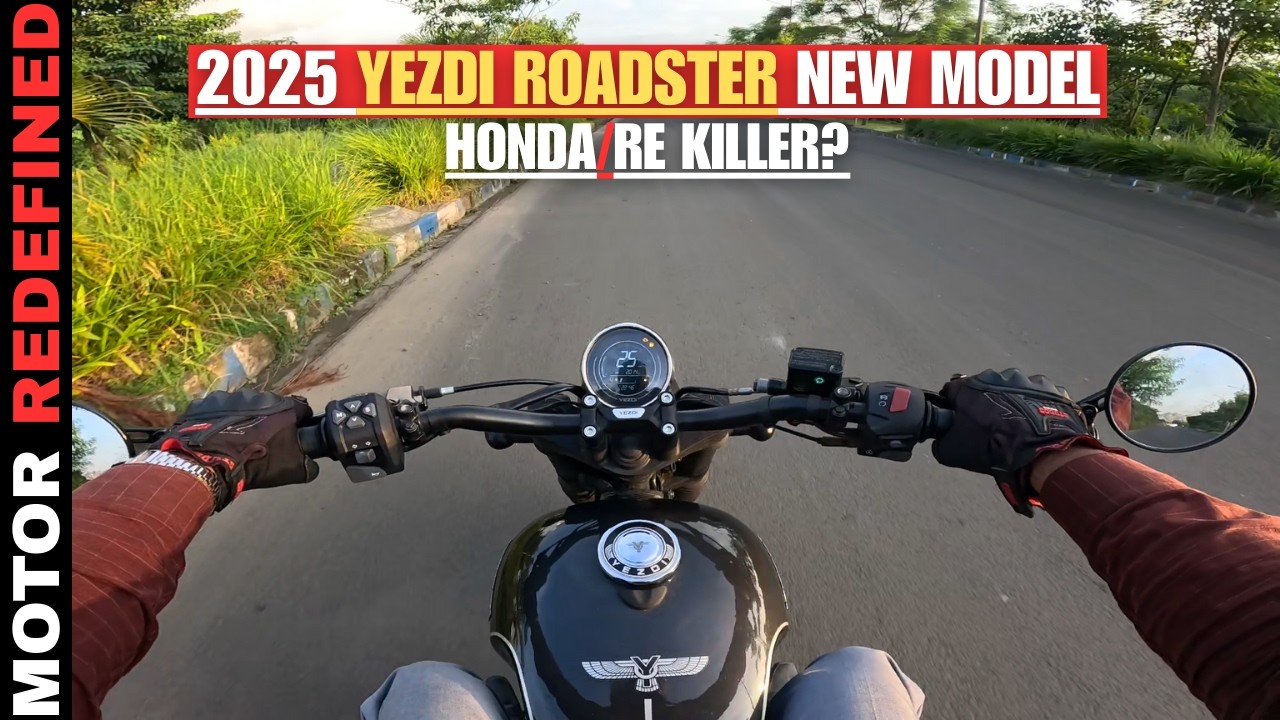 All New 2025 Yezdi Roadster Ride Review | 18% GST Price?? | Better than RE & Honda??