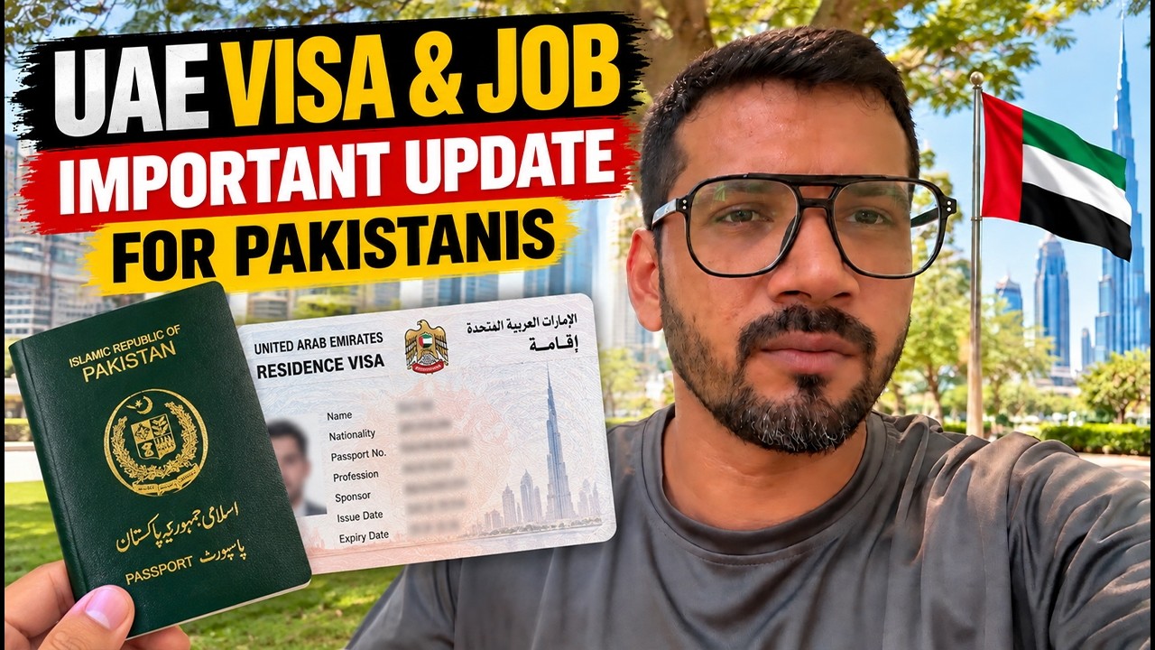 UAE Visa & Job Update 2026 | Important Message for Pakistanis in UAE