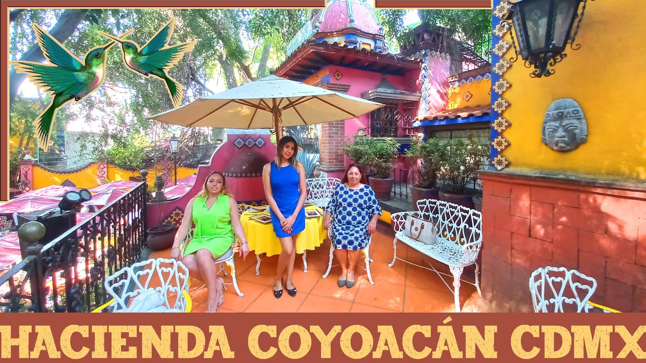 Restaurante en una HERMOSA HACIENDA de COYOACÁN CDMX - Hacienda de Cortés - YouTube