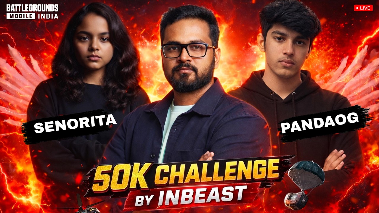 YOUTUBERS BATTLE BY INDBEAST   #shorts #bgmi #pubg #Senoritaislive #pubgmobile #girlgamer