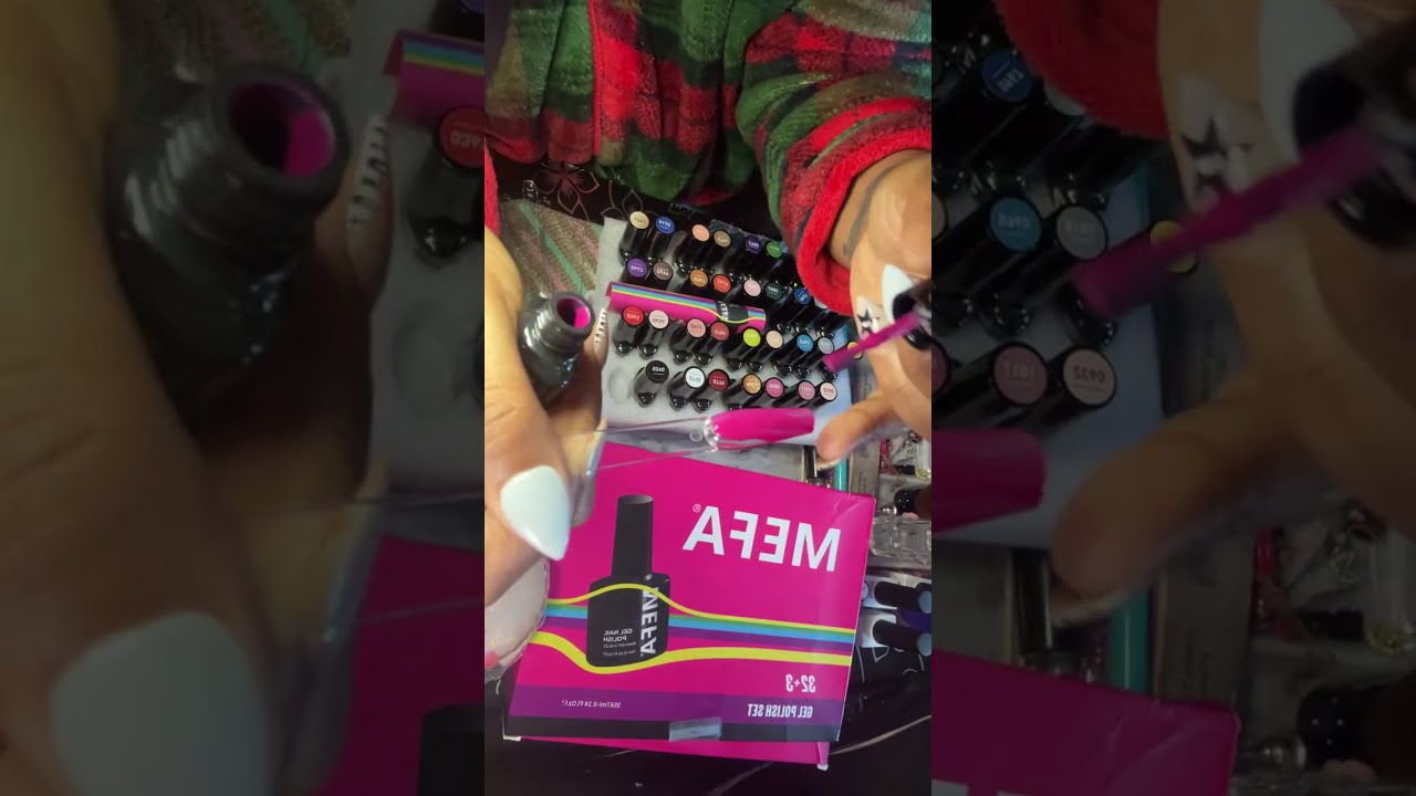 🔥MEFA NAIL POLISH- SWATCHING NAILS 💅🏽  
