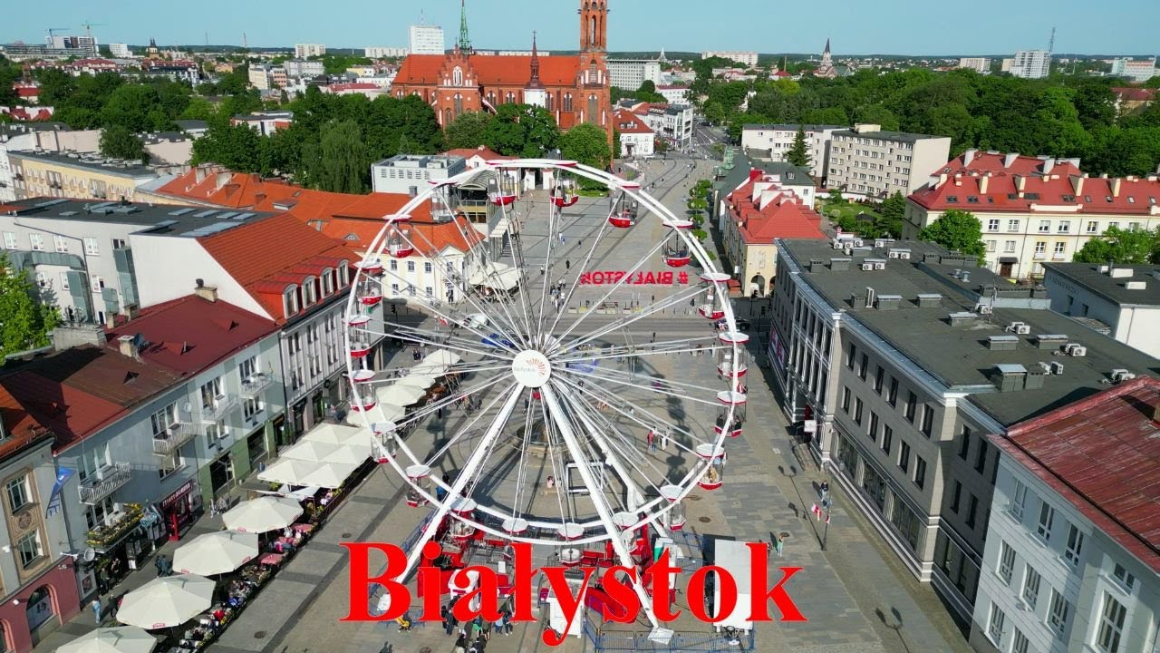 Białystok z drona