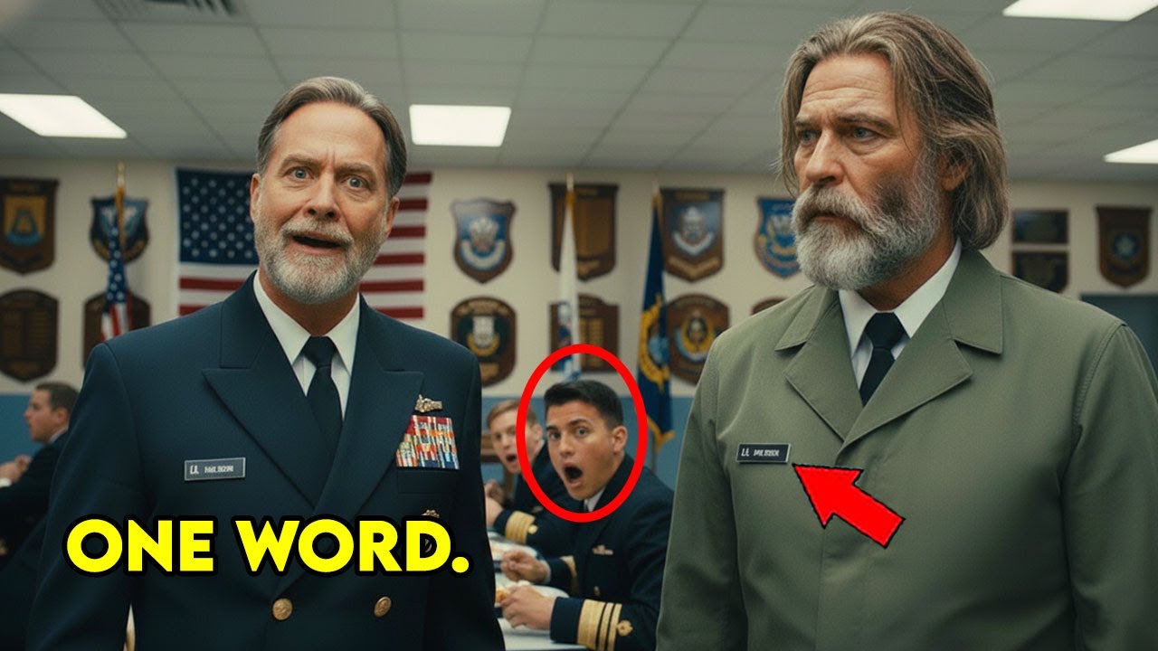 The Admiral Jokingly Asked His Call Sign — One Word Left the Mess Hall Silent