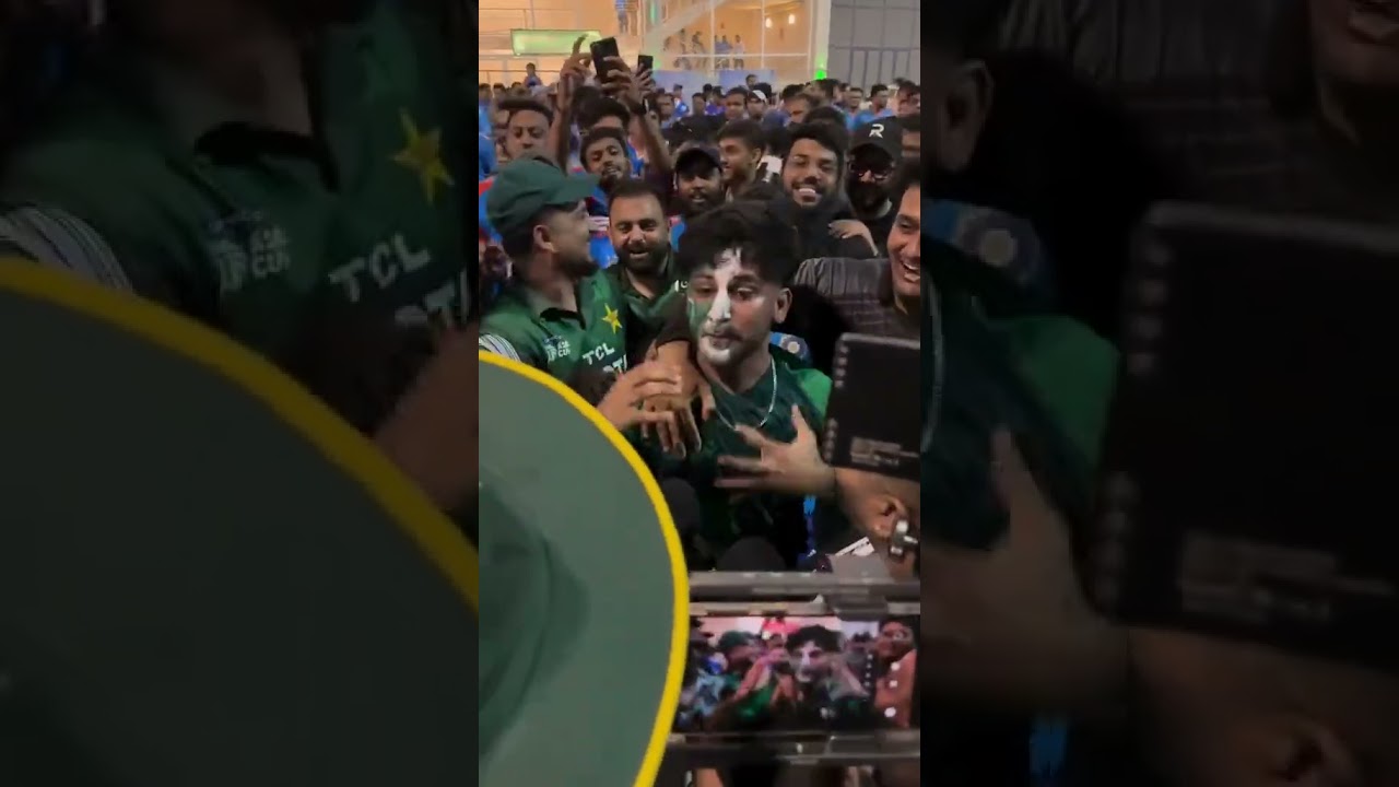 Pakistan fans reaction #cricket #Pakistan #pakvsind