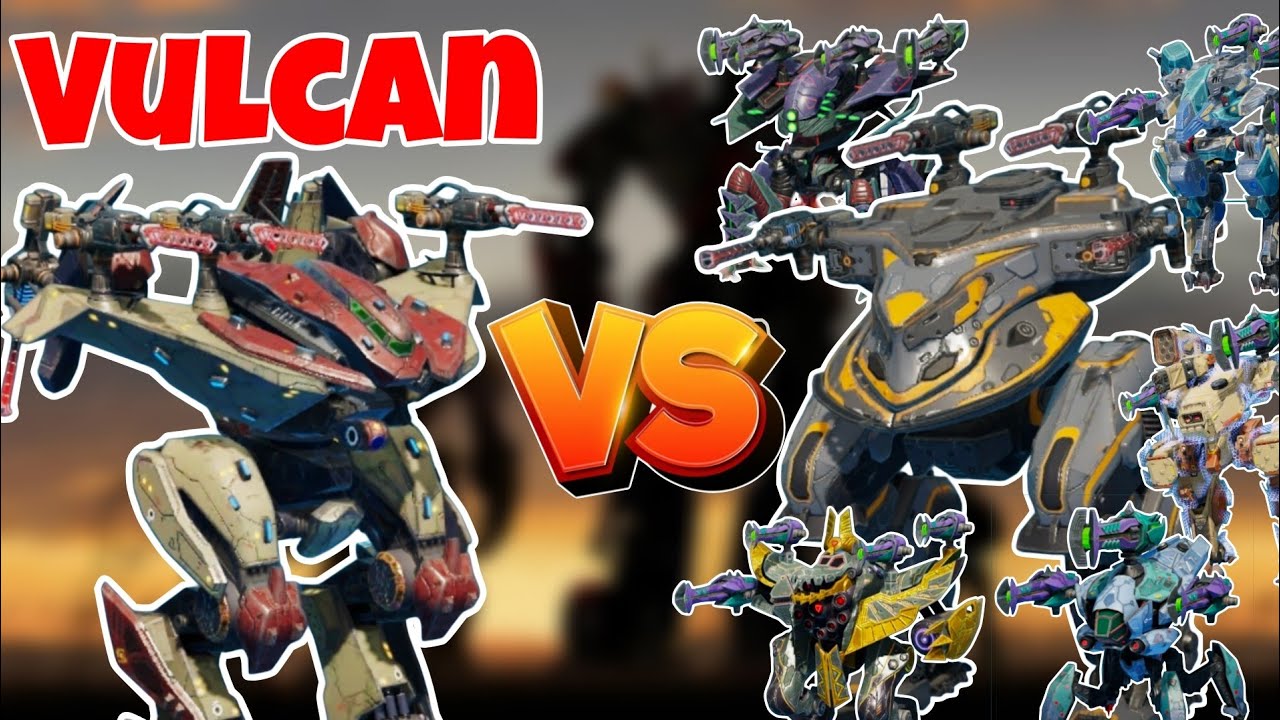 🔥All Robots Vs New Robot Vulcan Comparison - Which is Better? - war robots - Mighty spector