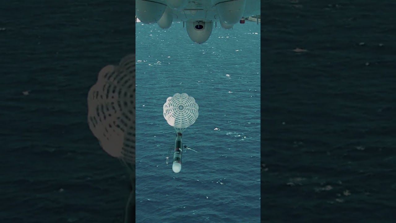 Exercise RIMPAC | P-8A Poseidon Torpedo Drop #Shorts