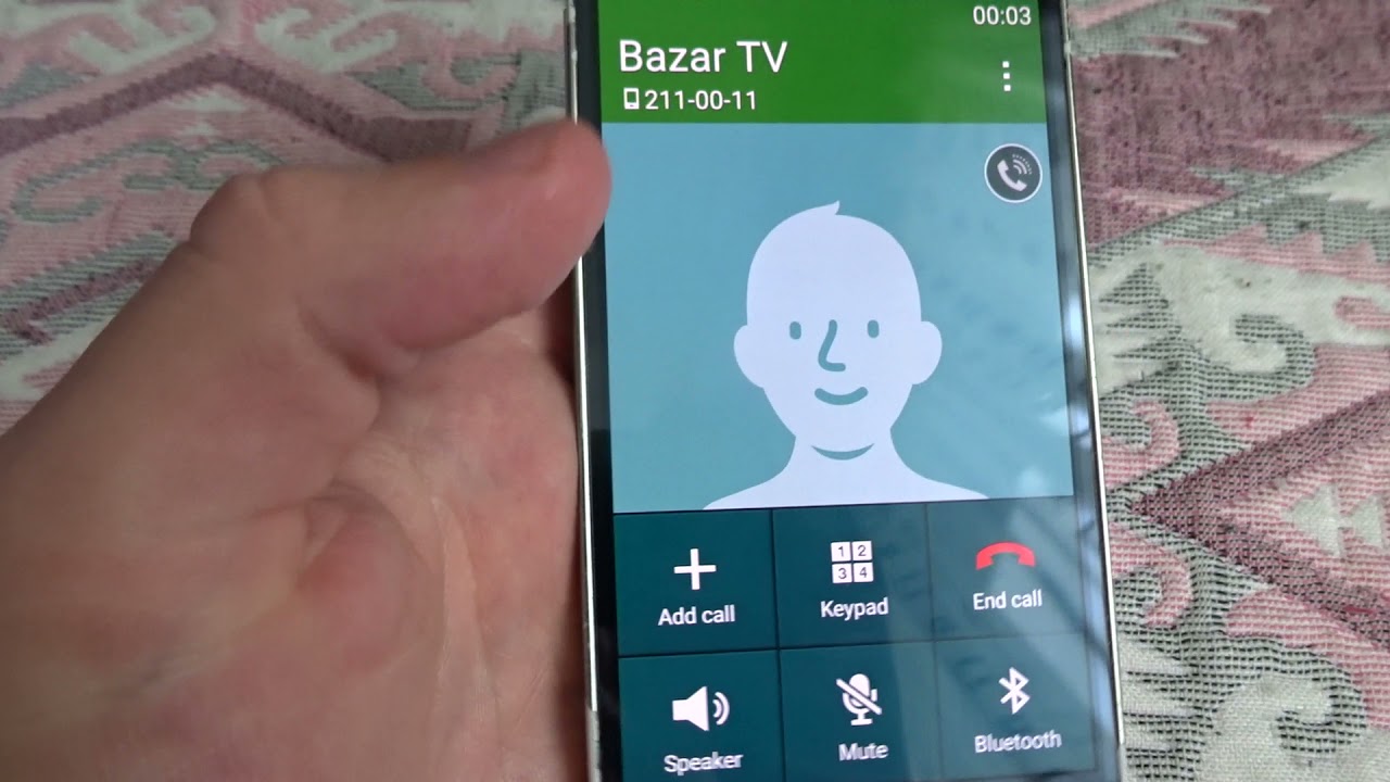 Samsung Galaxy S5 SM-G900F incoming call via Fake call Call assistant 2.43b