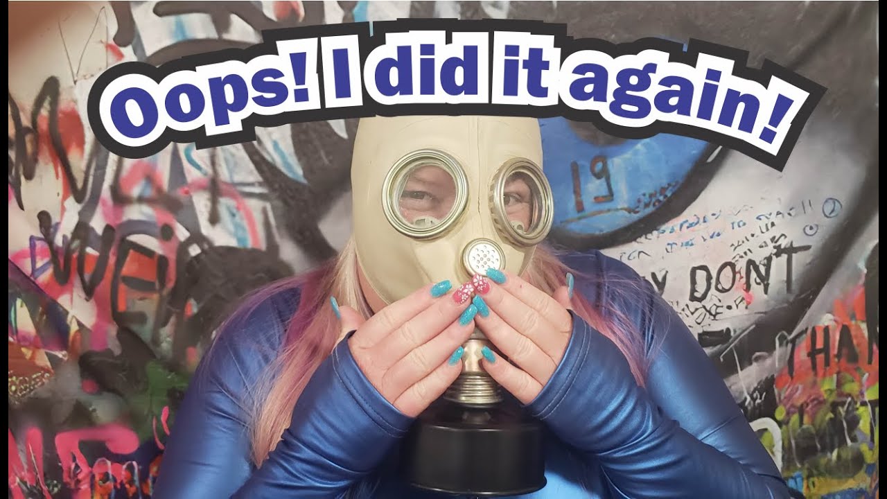 Soviet Era Polish Military MP3 Rubber Gas Mask Show & Tell ☠️🖤😉😘