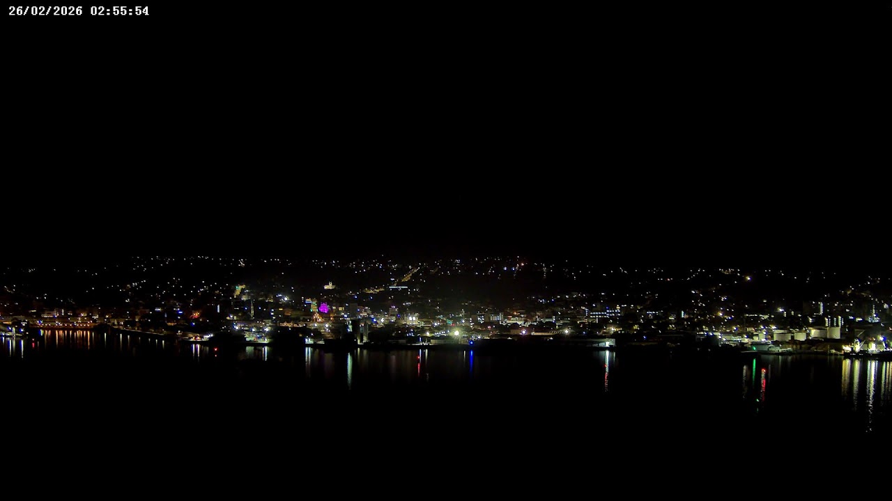 Dunedin, NZ - Live Webcam (4K): 25-02-2026 15:00 to 02:59