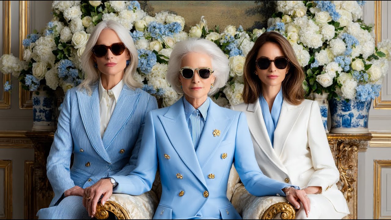 Ralph Lauren SS 2026 | Powder Blue & Ivory – Anti-Aging Style & Timeless Outfits for Women Over 40