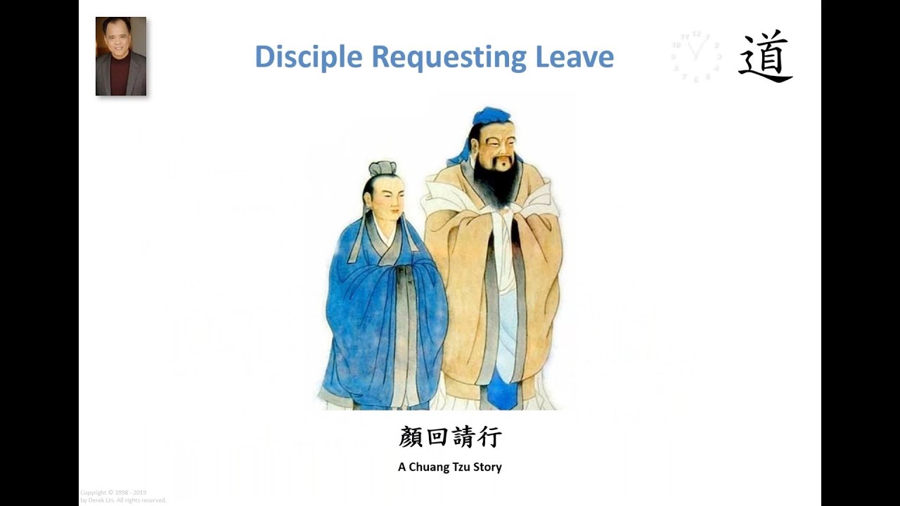 The Disciple Requests A Leave, A Tao Talk With Derek Lin
