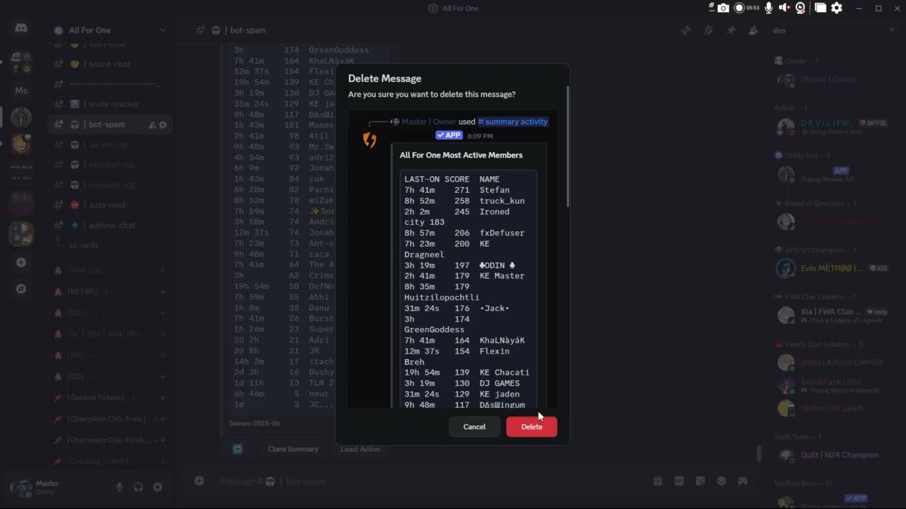 Main Clash Perk Cmds for Clan Leads #1
