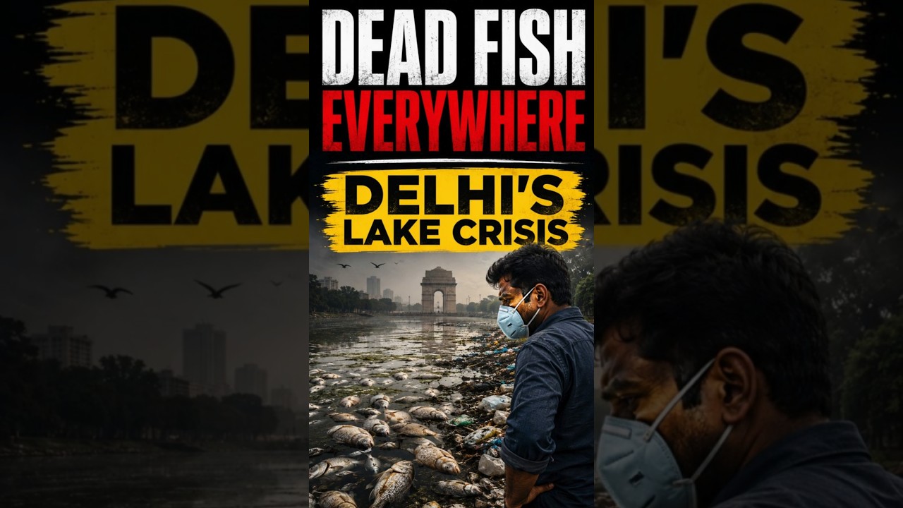 Hundreds of Dead Fish Found in Delhi&rsquo;s Sanjay Lake | Climate Stress Explained