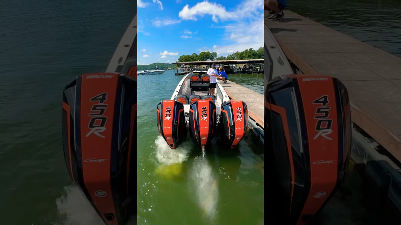 Slick top on this Concept Powerboats #powerboat #yacht #boating
