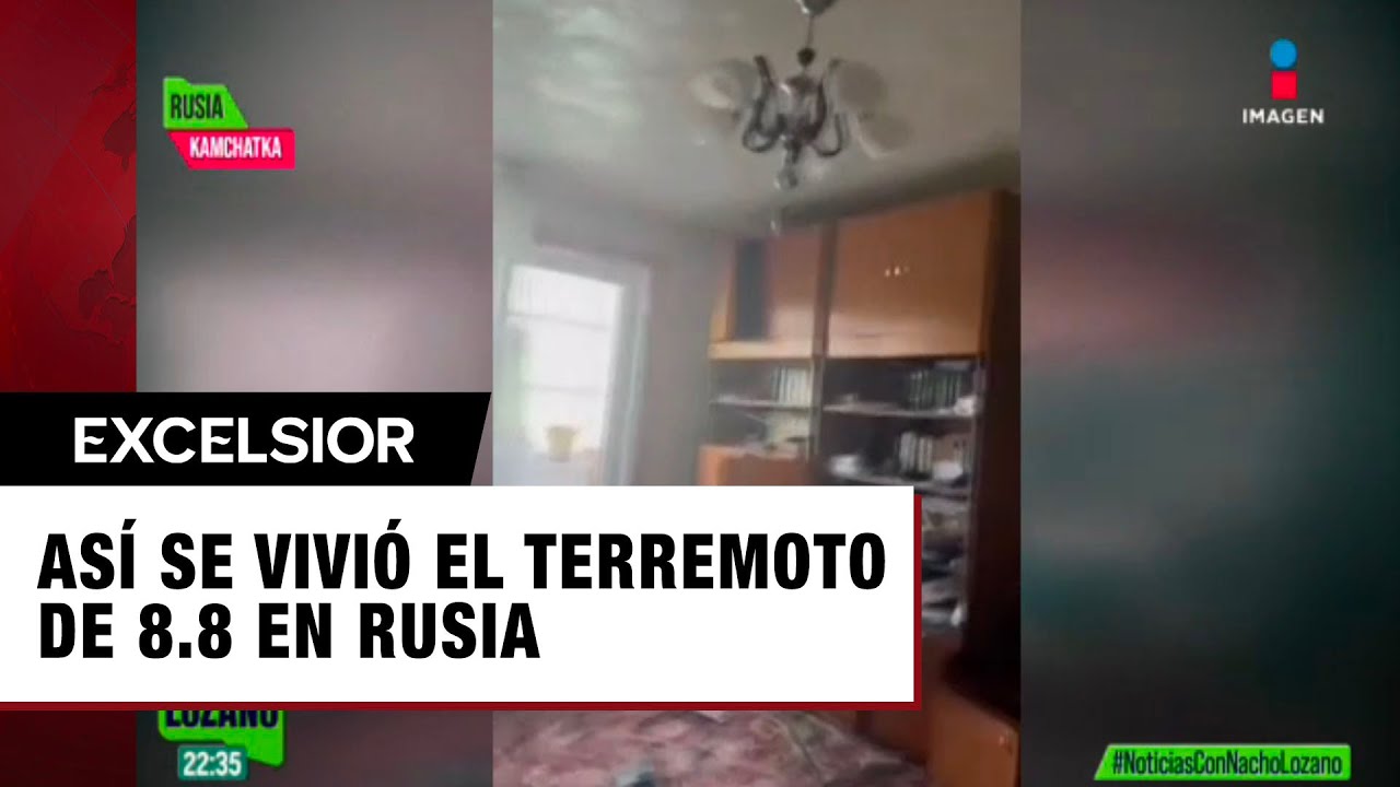 Sismo de magnitud 8.8 de Rusia provoca un tsunami y alertas en Japón y Hawái