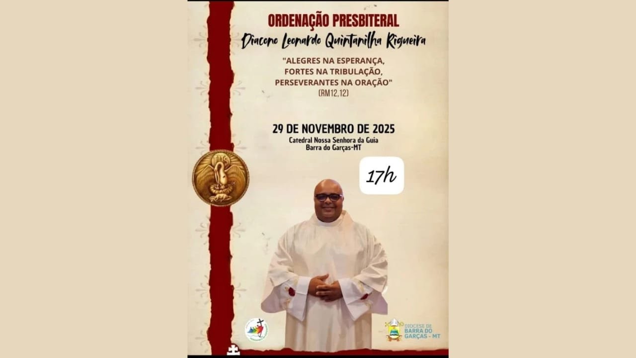 Missa de Ordenação Presbiteral | Diácono Leonardo Quintanilha |29/11/2025