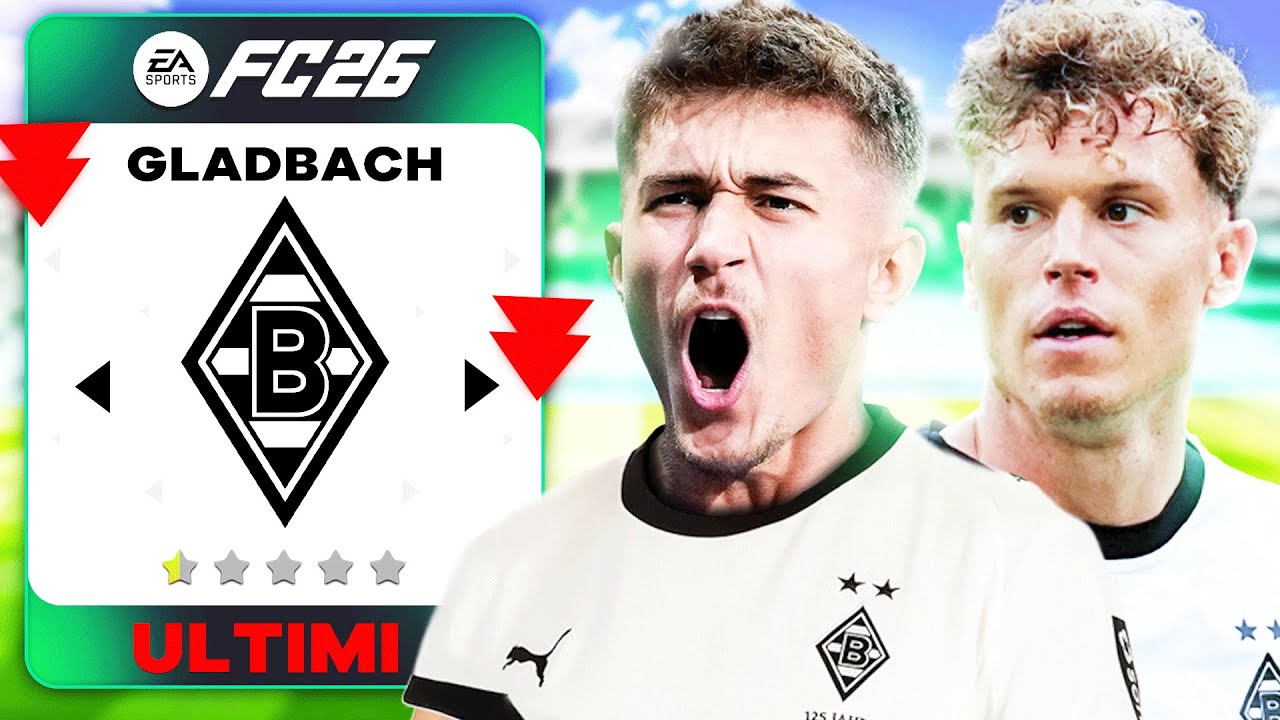 4 STAGIONI PER RICOSTRUIRE UN GLADBACH IN CONDIZIONI PENOSE ULTIMA IN BUNDESLIGA!!