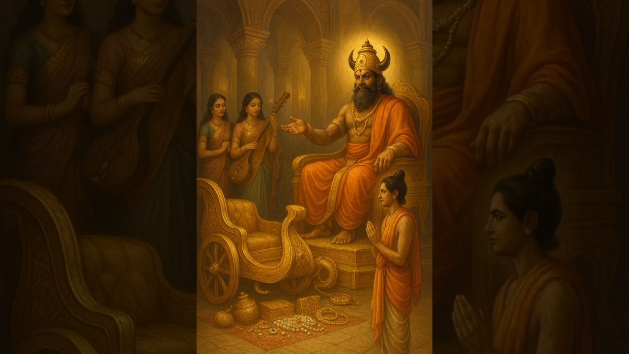 Story of Nachiketa and Yamraj. #nachiketa #kathopnishad #yamraj #story #sanatanhindu #kathopnishad