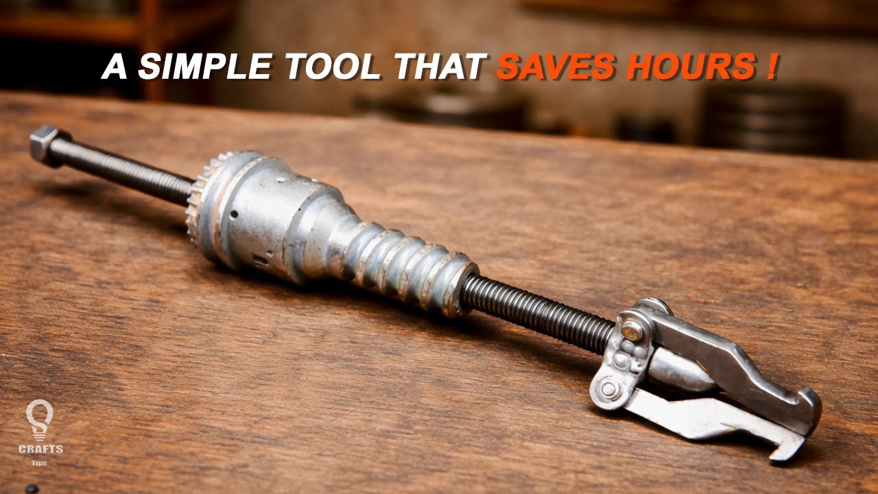 A Simple Bearing Puller Tool That Saves Hours! #crafts #craft #diy #easydiy