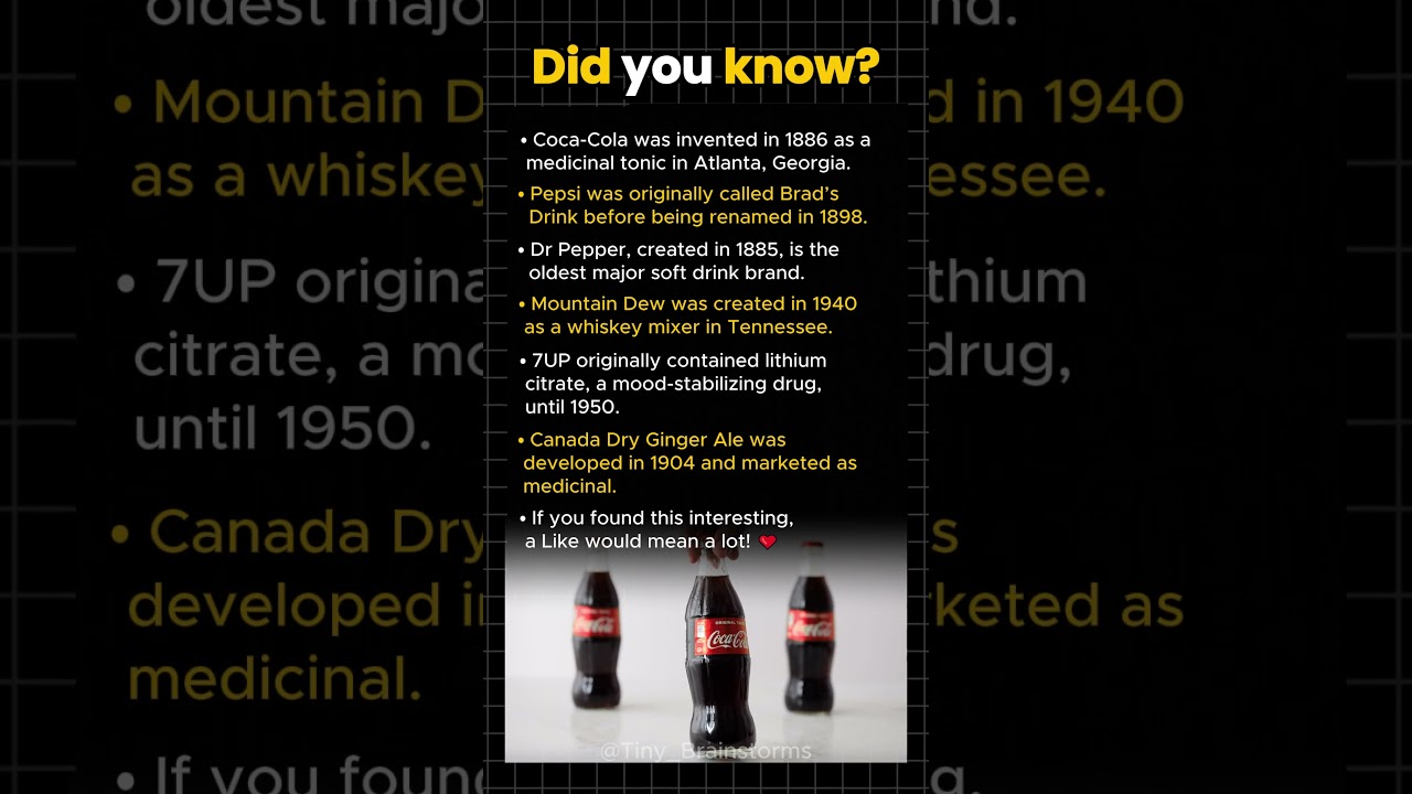 Soft Drink Origins That Will Blow Your Mind