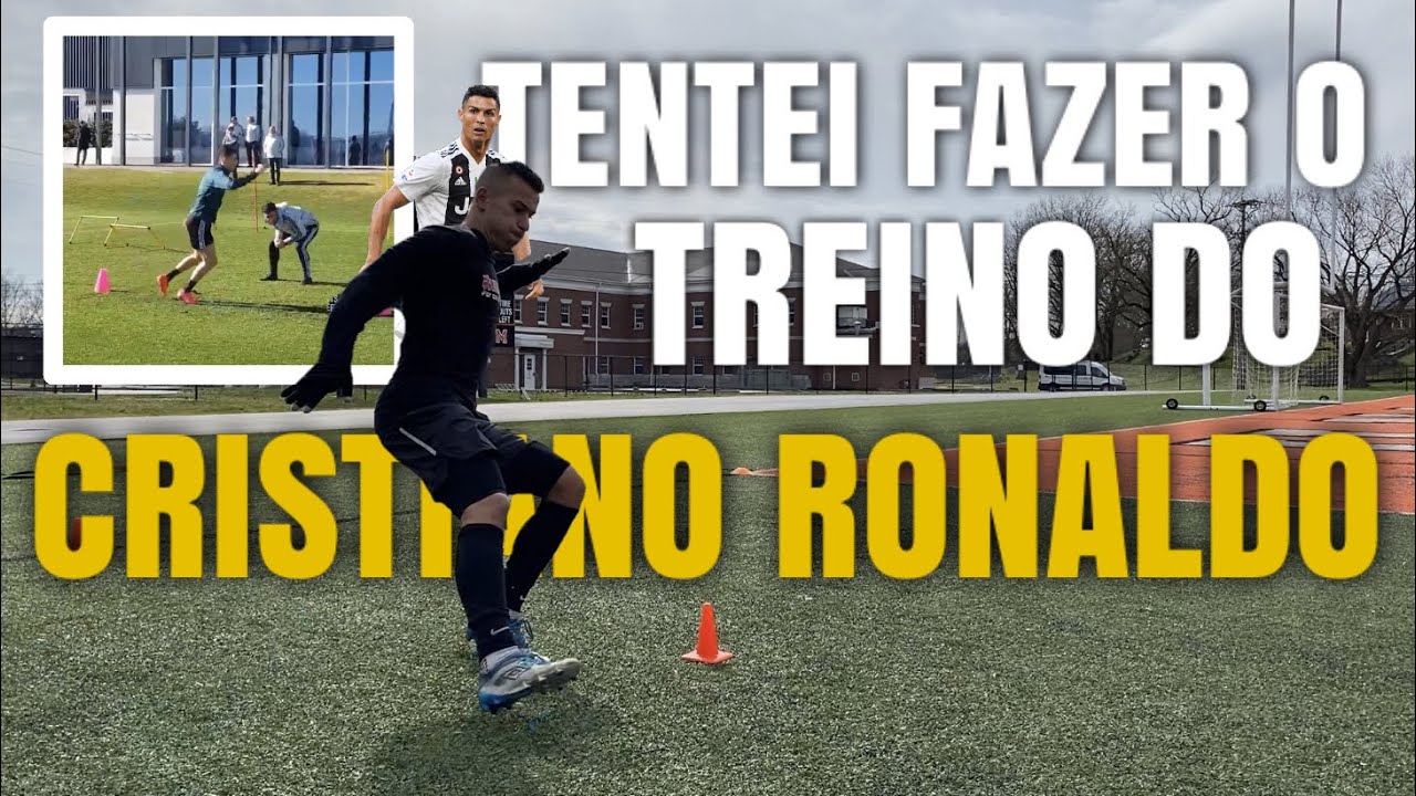 TENTEI FAZER O TREINO DO CRISTIANO RONALDO! ⚽️🔥