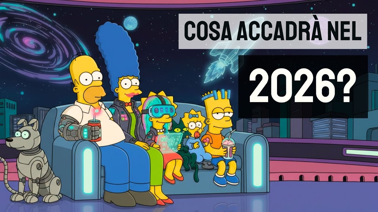 LE PROFEZIE DEI SIMPSON PER IL 2026: COSA POTREBBE DAVVERO ACCADERE?