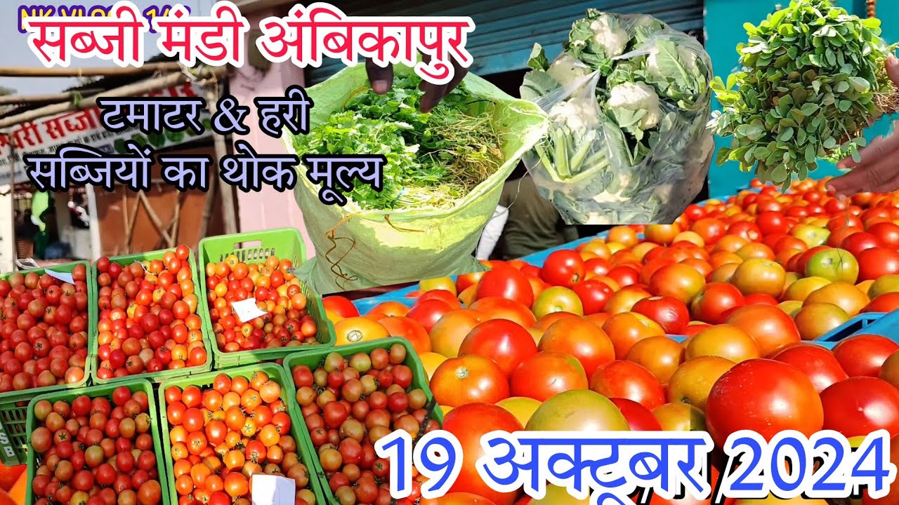 सब्जी मंडी अंबिकापुर छत्तीसगढ़ 👆 आज का ताजा भाव