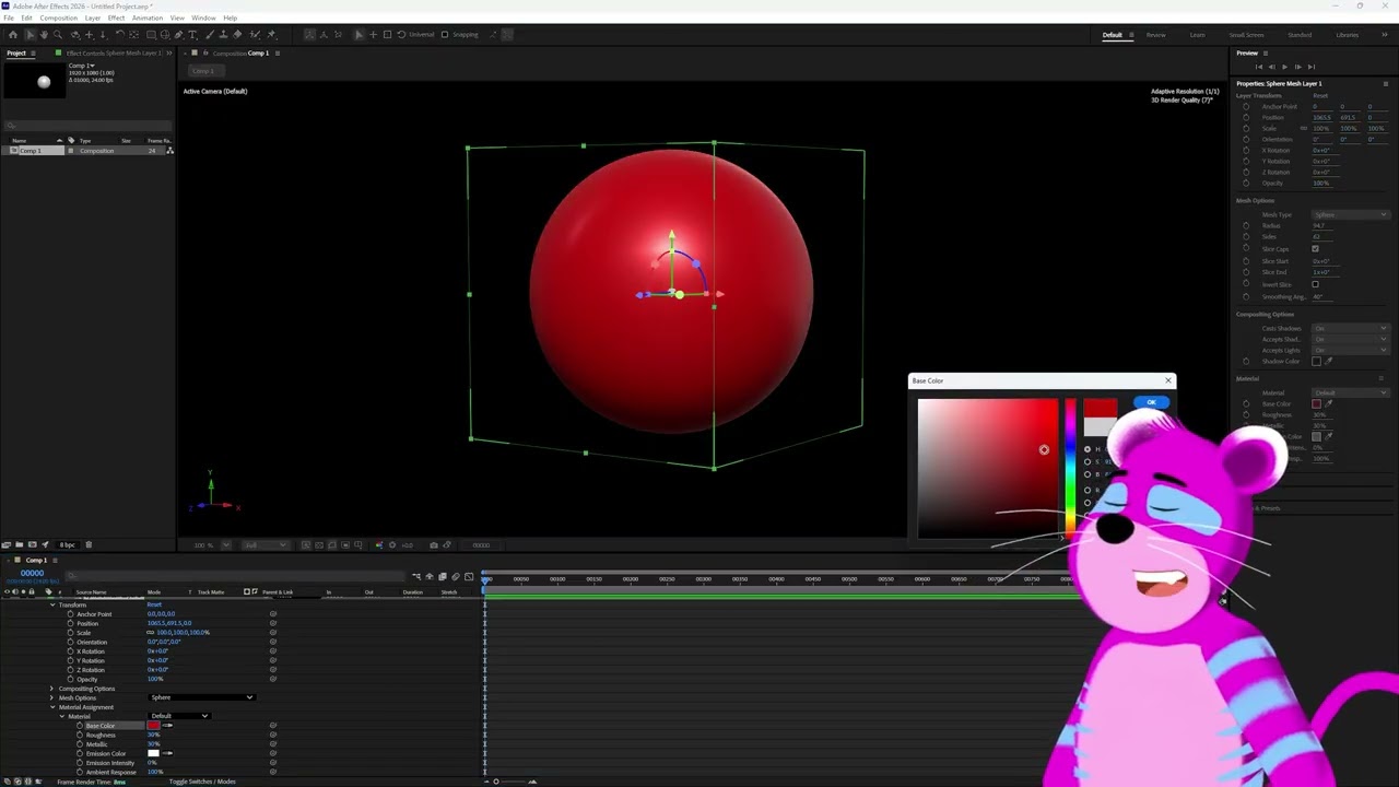 Intro to Advanced 3D - After Effects 2026 with Grrrsss