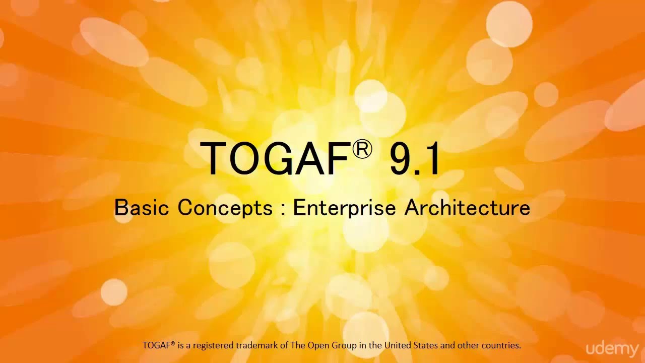Arabic Sample Lesson from Our New TOGAF 9.1 Course -  What is Enterprise Architecture