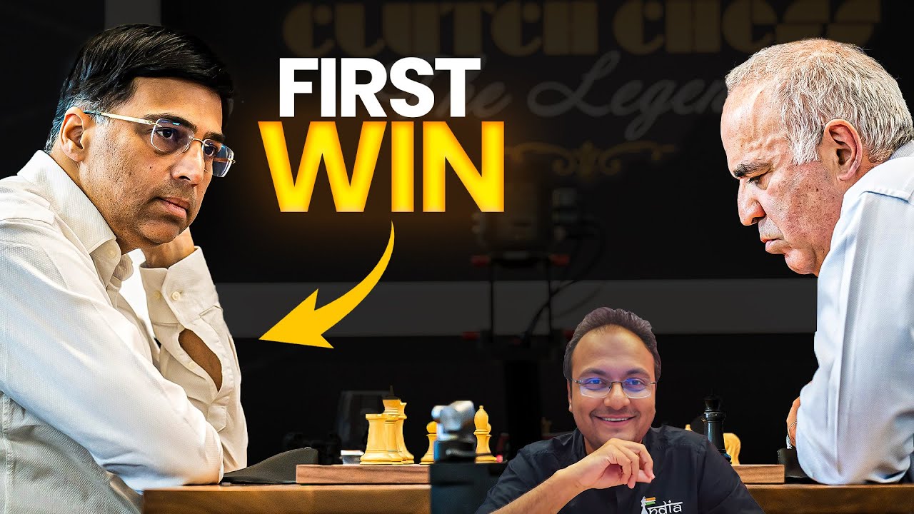 Первая победа Виши Ананда над Гарри Каспаровым | Clutch Chess 2025
