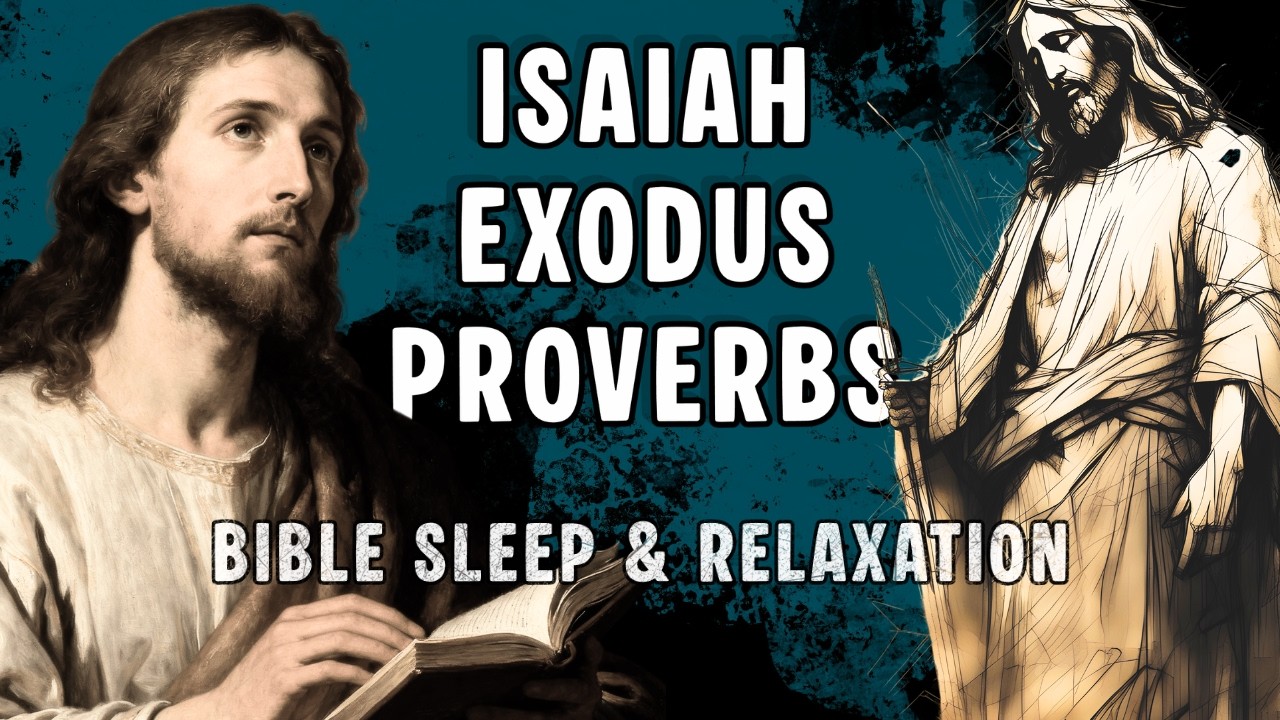 Fall Asleep to Books of Isaiah, Exodus & Proverbs (Peaceful Bible Reading + Rain Sounds)