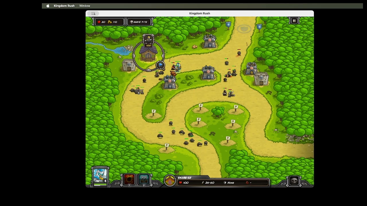 Kingdom Rush Mission 05 Silveroak Forest