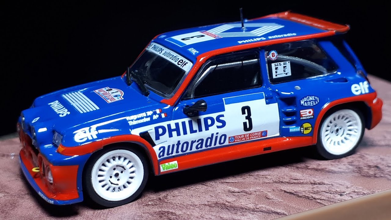 1/64 Renault 5 Maxi Turbo WRC 1985 Tour de Corse winner by Tarmac Works Hobby 64