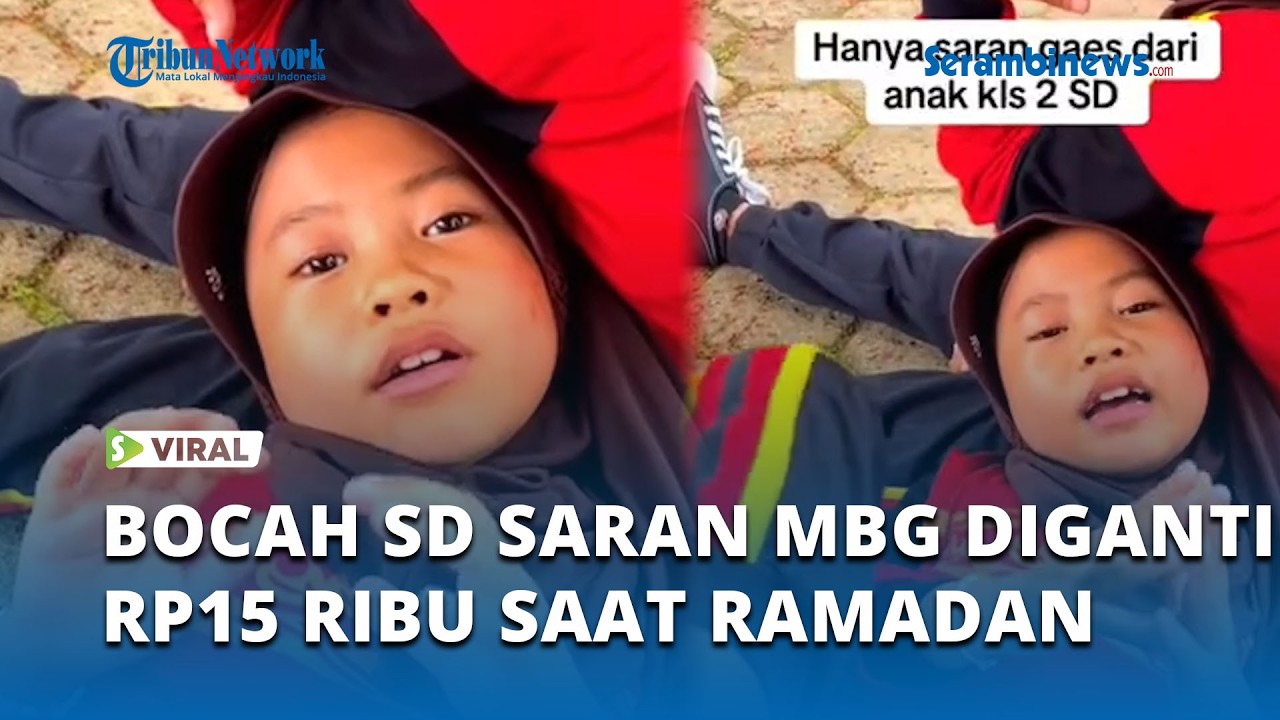 Bocah SD Usul MBG Diganti Uang Rp15 Ribu Saat Ramadan, Alasannya Bikin Salut