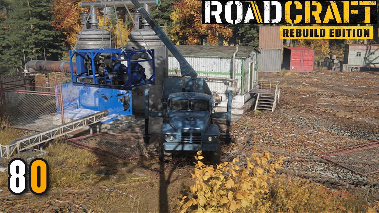 Road Craft #80 Осушить болота. Мостоукладчик.