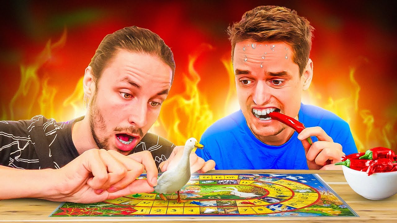 Wij spelen GANZENBORD met PITTIGE STRAFFEN!