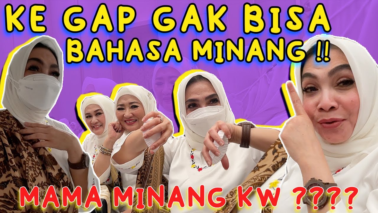MAMA RIETA KIKUK WAKTU DISURUH NGOMONG BAHASA MINANG !! LANGSUNG KETAWA SEMUANYA…