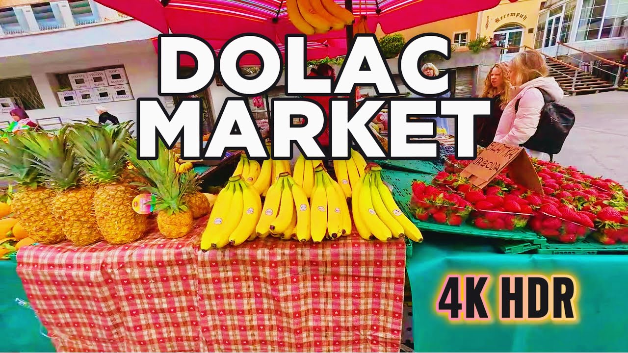 DOLAC Market: Zagreb's Hidden Gem in 2025 (4K60fps)