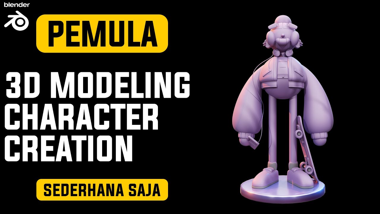 Character Tutorial: 3D Character Creation Very Simple In Blender 2.9