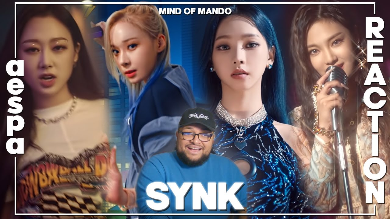 aespa SYNK GISELLE, KARINA, WINTER & NINGNING REACTION | KARINA DEVOURED THAT