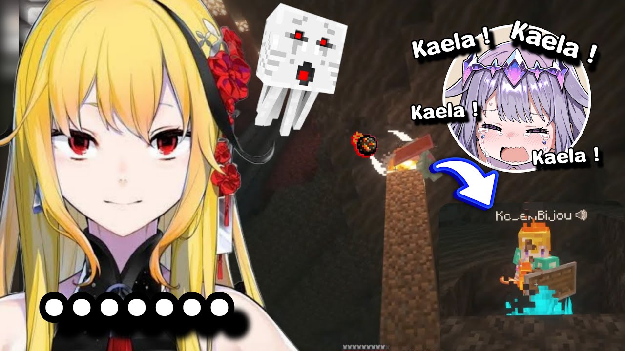 BIJOU nanya ke KAELA “apa makanan favoritnya “ langsung hampir aja jadi korban ke 3 di nether wkwk 🤣