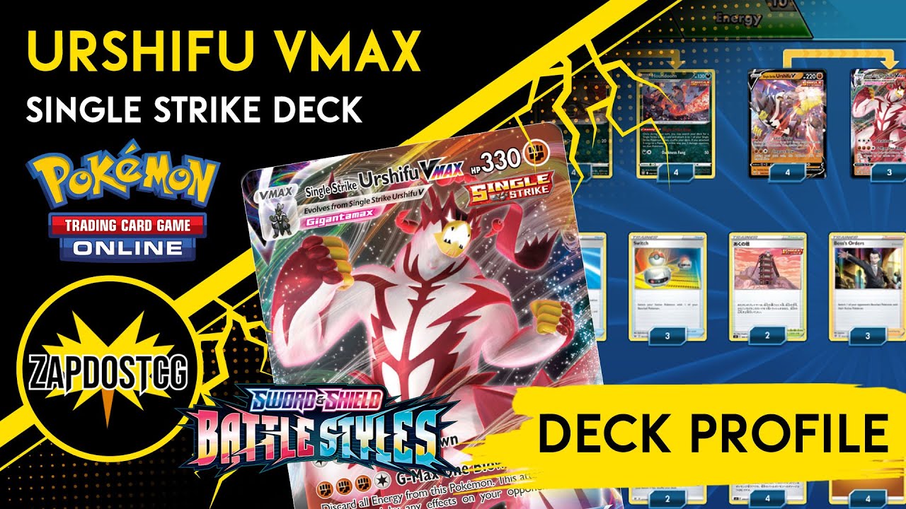 Urshifu VMAX Single Strike Deck Profile - Battle Styles Decklist (Pokemon TCG)