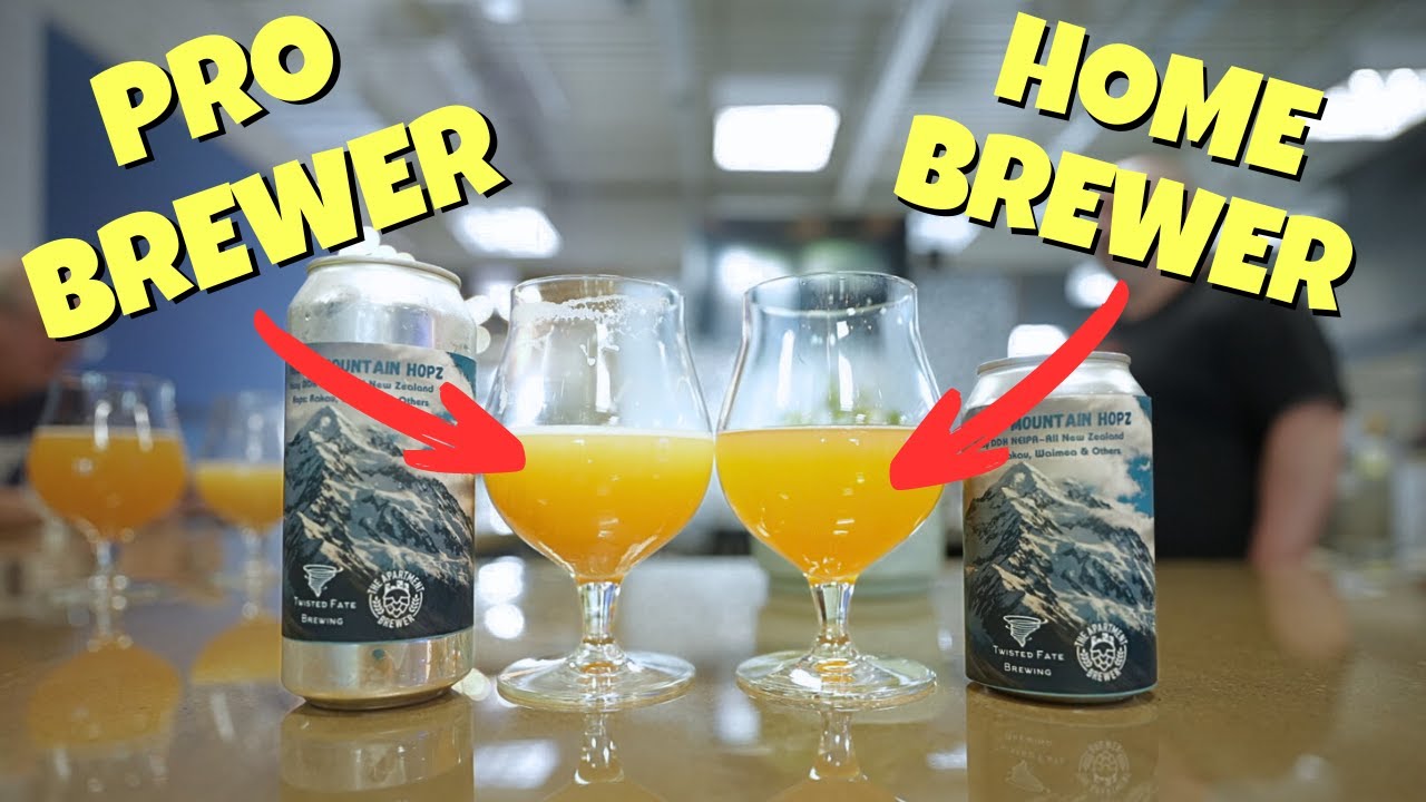Home vs Pro Brewer: Brewing the SAME BEER on HOMEBREW & PRO SYSTEMS